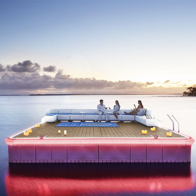 Dock VIP lounge flottant