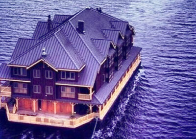 Maisons flottantes lodge et tiny-house