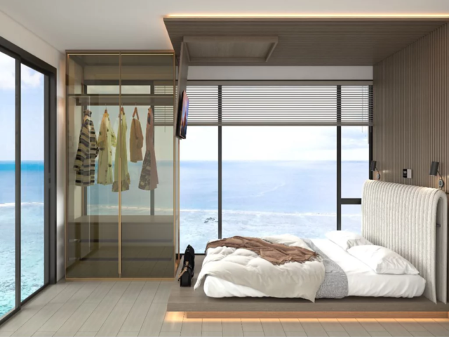 Solstice House Yacht Powered Catamaran Bedroom Dressing